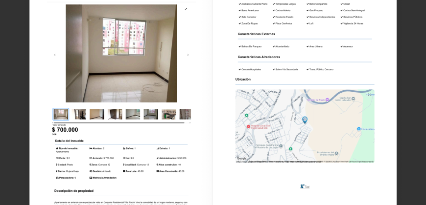 Apartamento  en arriendo Sector Villa Rocio