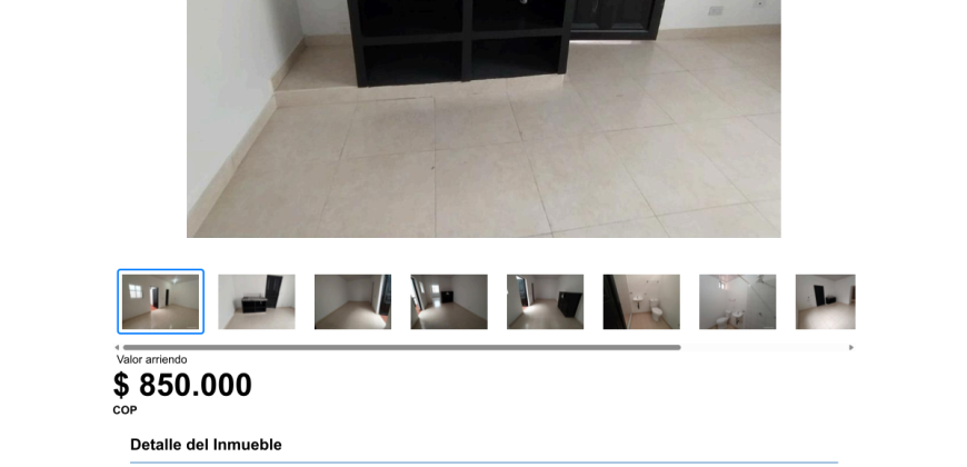 Apartaestudio arriendo San José Obrero