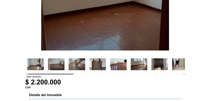 Casa en arriendo sector Pandiaco