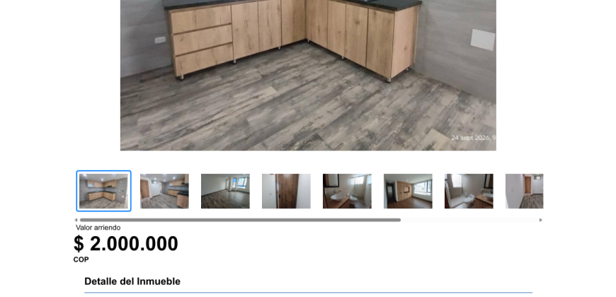 Apartamento en arriendo Edf. Dazini